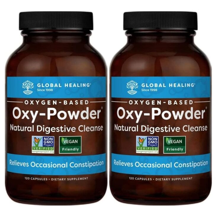 Global Healing Oxy-Powder Colon Cleanse & Detox Cleanse, Colon Cleanser & Detox for Weight Loss. Epsom salt, laxatives and charcoal to produce a cleansing agent that boosts endogenous detoxification