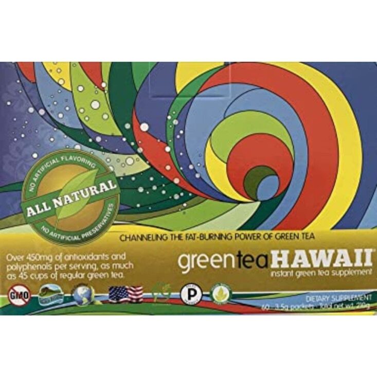 Green Tea Hawaii (Original) Powder with Noni. for those who want an easy way to get their daily dose of antioxidants/polyphenols