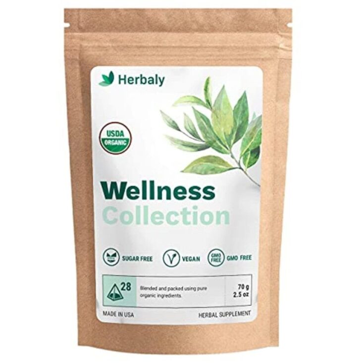 Herbaly Wellness Collection, Organic Herbal Ginger Tea. It is made up of 100% organic ingredients that have been carefully sorted and selected to offer optimum results.