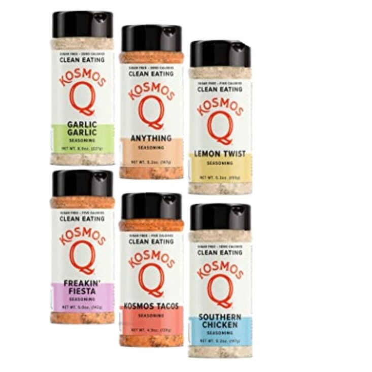 Kosmos Q Clean Eating Seasonings Variety 6 Pack. Flavorful but not overbearing, these seasonings work to bring out the best aspects of raclette-cooked potatoes and the other vegetables you might have piled on top.
