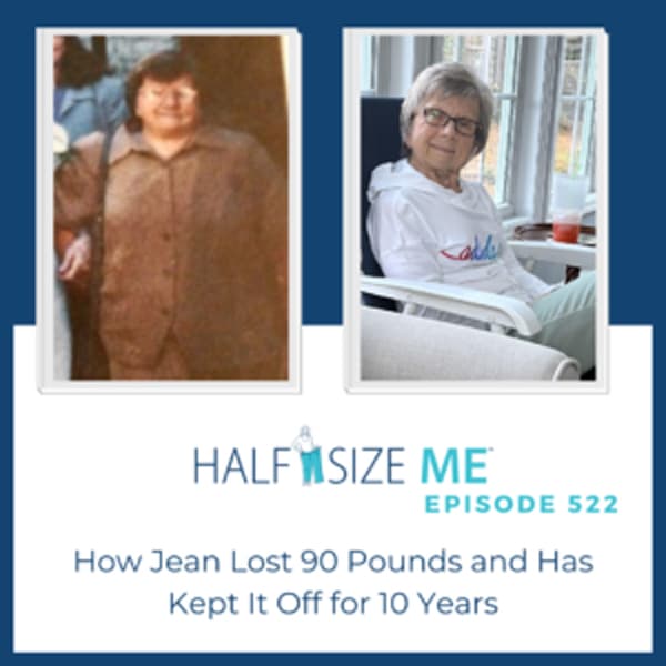 Half Size Me. Half Size Me is a weekly podcast hosted by weight loss blogger and speaker Heather Robertson.