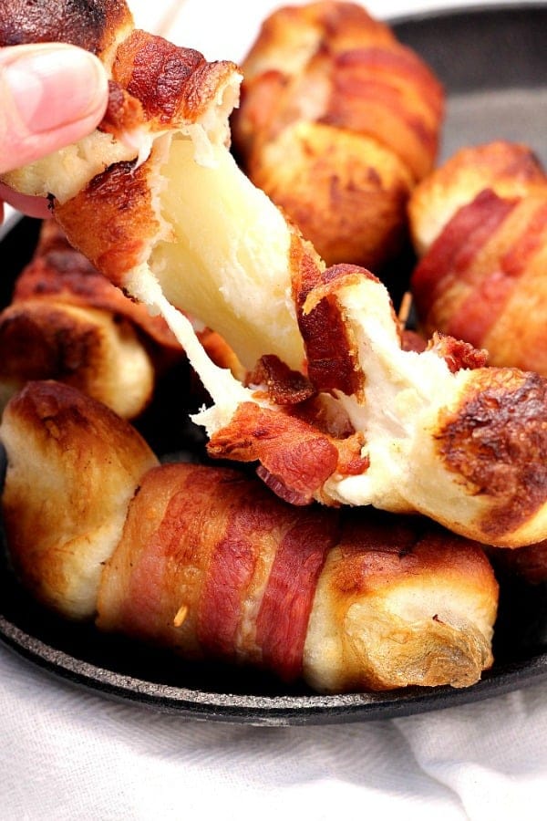 Bacon Bacon raclette dish