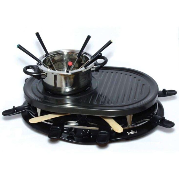 Best Fondue Pot, Koolatron Raclette with Fondue Set Best Fondue Pot, Koolatron Raclette with Fondue Set
