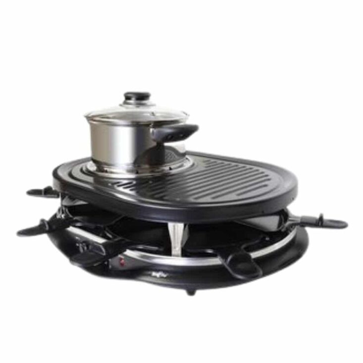 Best Fondue Pot, Total Chef 8 Person Raclette and Cheese Fondue Set Best Fondue Pot, Total Chef 8 Person Raclette and Cheese Fondue Set