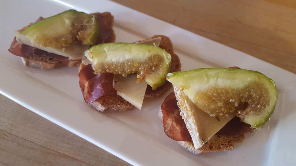 Bresaola Bresaola raclette dish