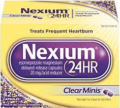 Nexium 24HR ClearMinis Acid Reducer Heartburn Relief Delayed-Release Capsules Raclette Pills for Digestion