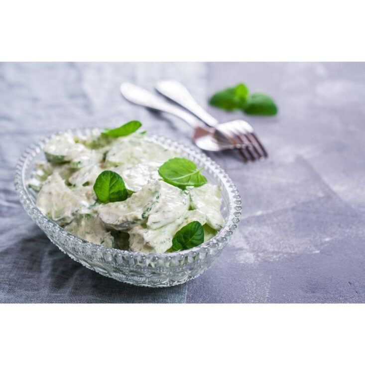 Pineapple and Cucumber Salad with Mint